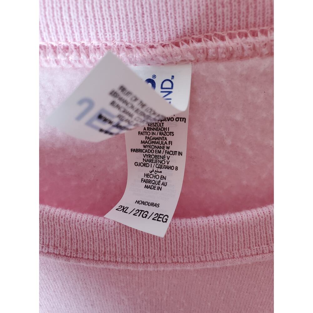 Jerzees Gnome Breast Cancer Awareness Sweatshirt, 2XL - Picture 5 of 6